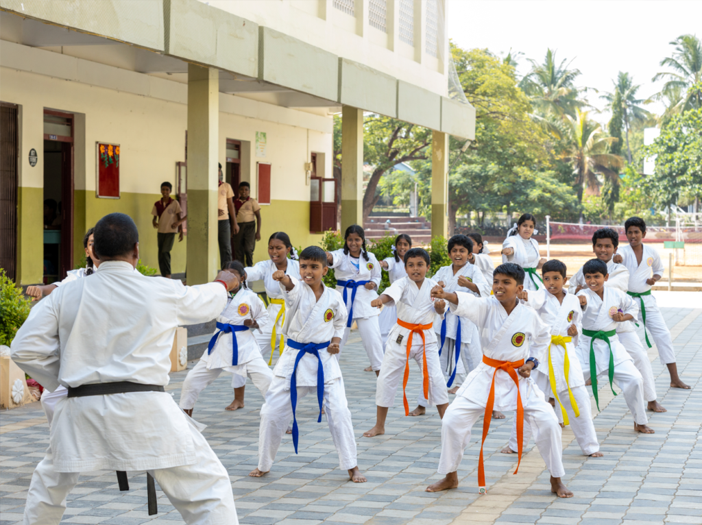 Karate1_Nirmalamatha-Matric-School
