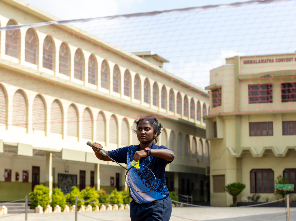 Shuttlecock-Badminton-Sports_Nirmalamatha-Matric-School